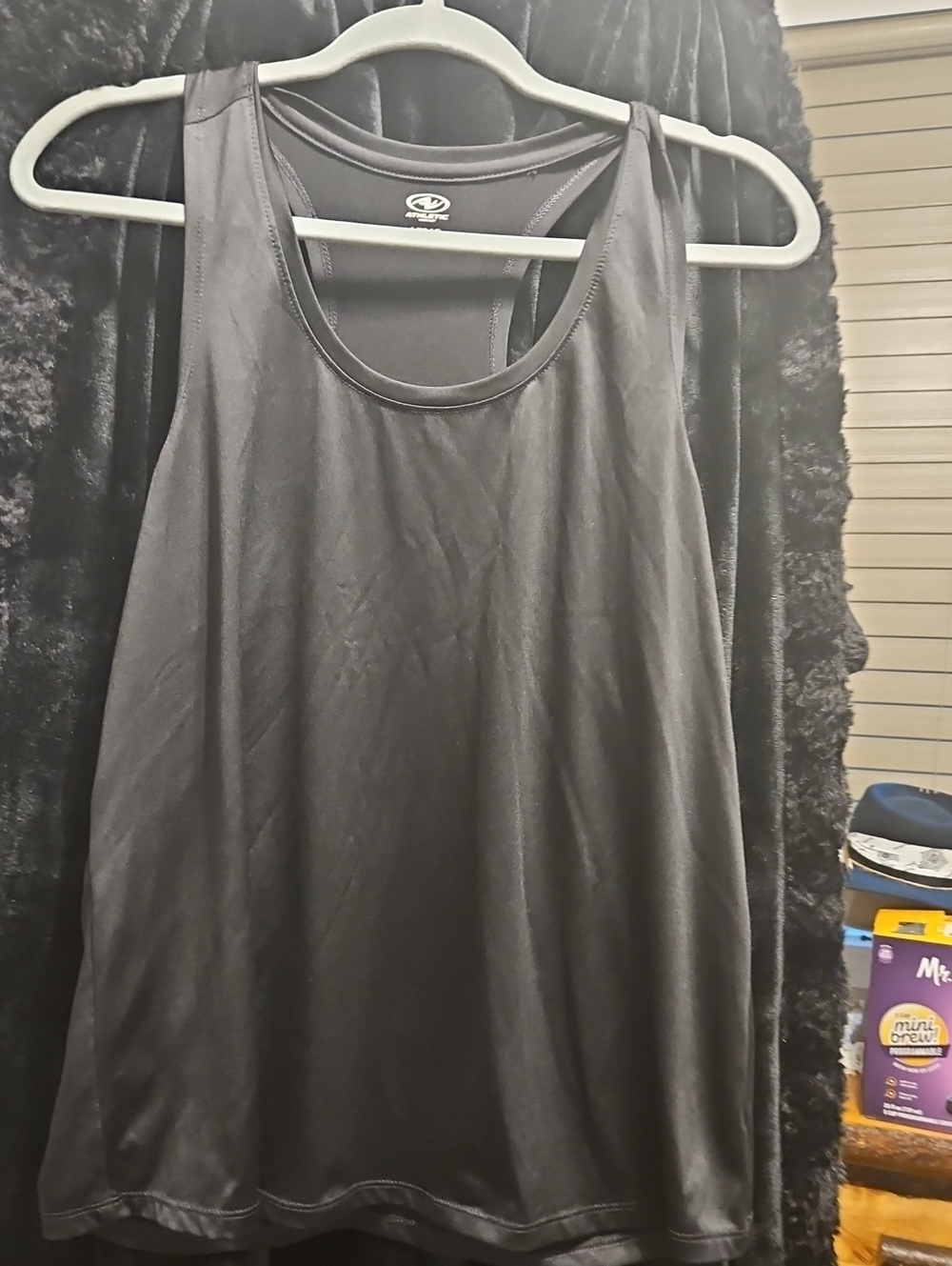 Black Racerback Performance Tank Top